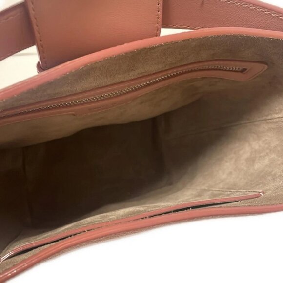 Auth JIMMY CHOO MADELINE - Pink Leather Handbag - Picture 6 of 14